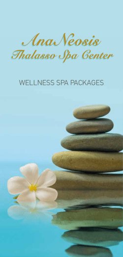 spa packages - Atrium Prestige
