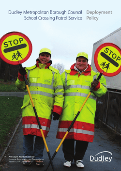 School Crossing Patrol Deployment Policy