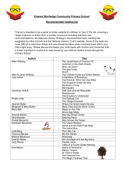 Recommended reading list