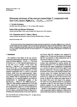 Electronic structure of the mercury-based high