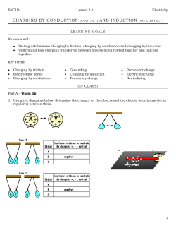 CHARGING BY CONDUCTION (CONTACT) AND INDUCTION (NO