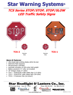 TCS Series LED Traffic Safety Signs