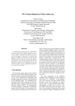 The Voronoi diagram of circles made easy