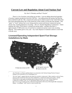 Polonsky_CurrentLawRegulation-UsedNuclearFuel