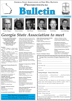 September pages - The Georgia State Association of Free Will Baptist
