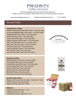 Priority Coffee Services