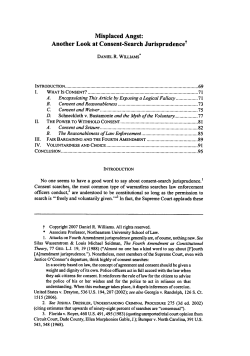 Misplaced Angst: Another Look at Consent