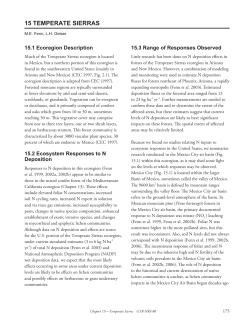 Chapter 15, Temperate sierras
