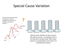 Special Cause Variation