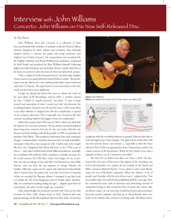 Interview with John Williams