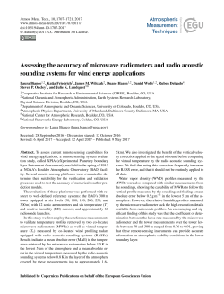 Assessing the accuracy of microwave radiometers and radio