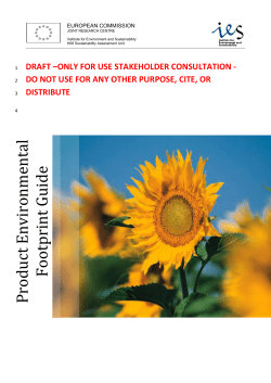 Product Environmental Footprint Guide