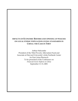 the impacts of recent economic reform policies on ethnic population