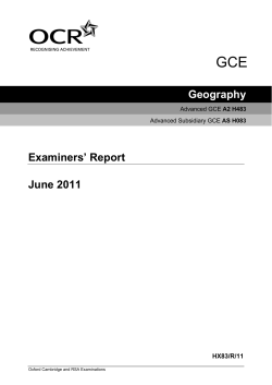Examiners` reports - June