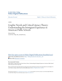 Graphic Novels and Critical Literacy Theory