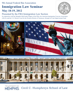 Immigration Law Seminar - Federal Bar Association