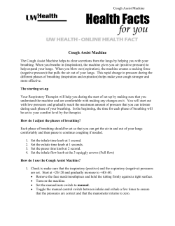 Cough Assist Machine