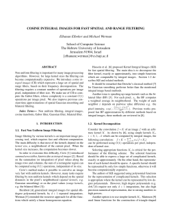 Cosine Integral Images for Fast Spatial and Range Filtering.