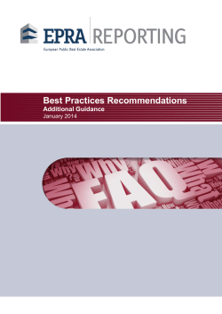 Best Practices Recommendations