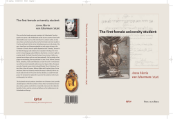 The first female university student