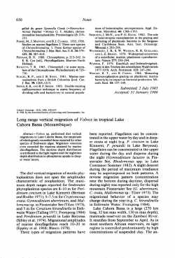 SOMMER, ULRICH, AND Z. MACIEJ GLIWICZ. Long range vertical