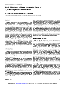 Early Effects of a Single Intrarectal Dose of 1,2
