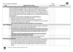 Date Specification Content Comments C2.2 How