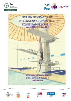 Madrid (ESP), 26-28 June 2015 CENTRO DE NATACION M`86 C