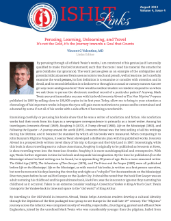 Perusing, Learning, Unlearning, and Travel