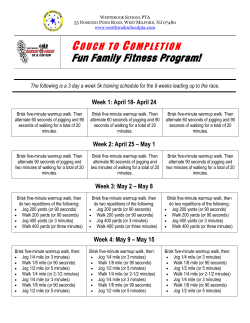 Fun Family Fitness Program!