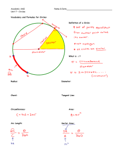 Academic Circles Class Work