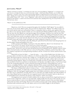 Jack London, &ldquo;B&acirc;tard&rdquo;