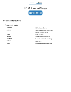 KC Mothers in Charge - GKCCF Nonprofit Search