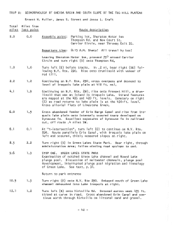Geomorphology if Oneida Basin and South Slope of the Tug Hill