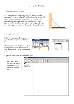 Geogebra Tutorial