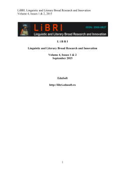 LiBRI. Linguistic and Literary Broad Research and
