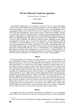 The late Palaeozoic Gondwana glaciation