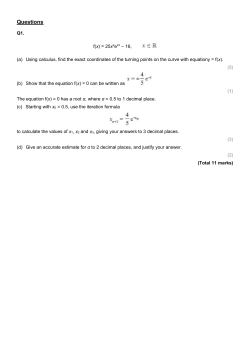C3 All Numerical Methods Exam Qs