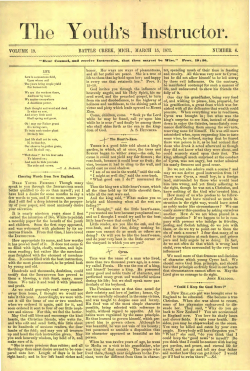 The Youth`s Instructor for 1871