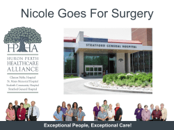 Megan goes to the hospital - Huron Perth Healthcare Alliance