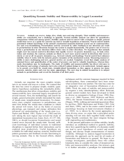 Quantifying Dynamic Stability and Maneuverability in
