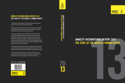 Amnesty International Report 2013