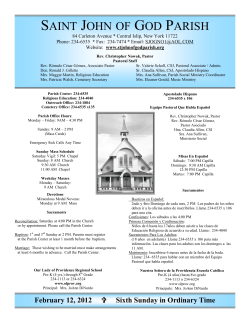 saint john of god parish