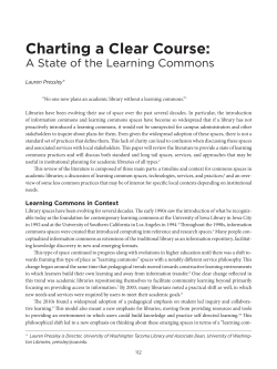 Charting a Clear Course - American Library Association