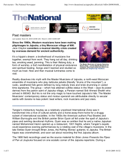 Past masters - The National Newspaper