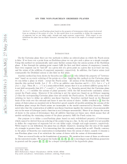 On the non-Paschian ordered planes