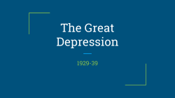 The Great Depression