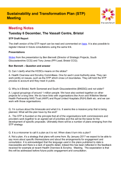 STP Bristol report