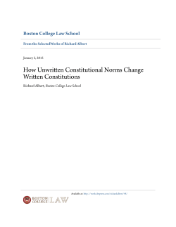 How Unwritten Constitutional Norms Change
