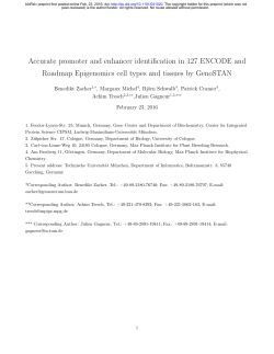 Accurate promoter and enhancer identification in 127